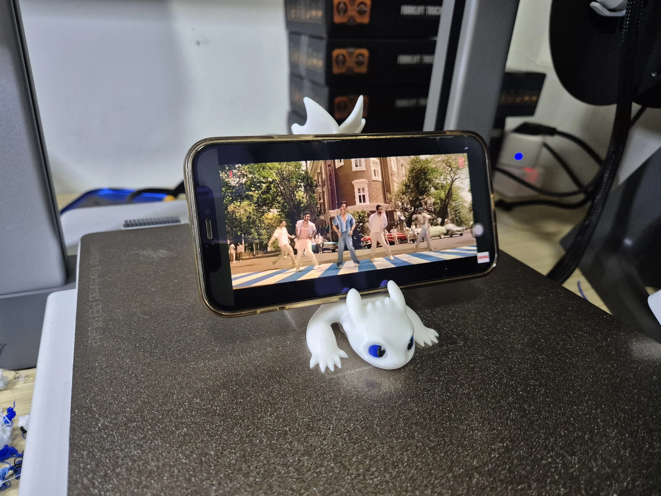 Holder HP Light Furry - Putih - Foto 5