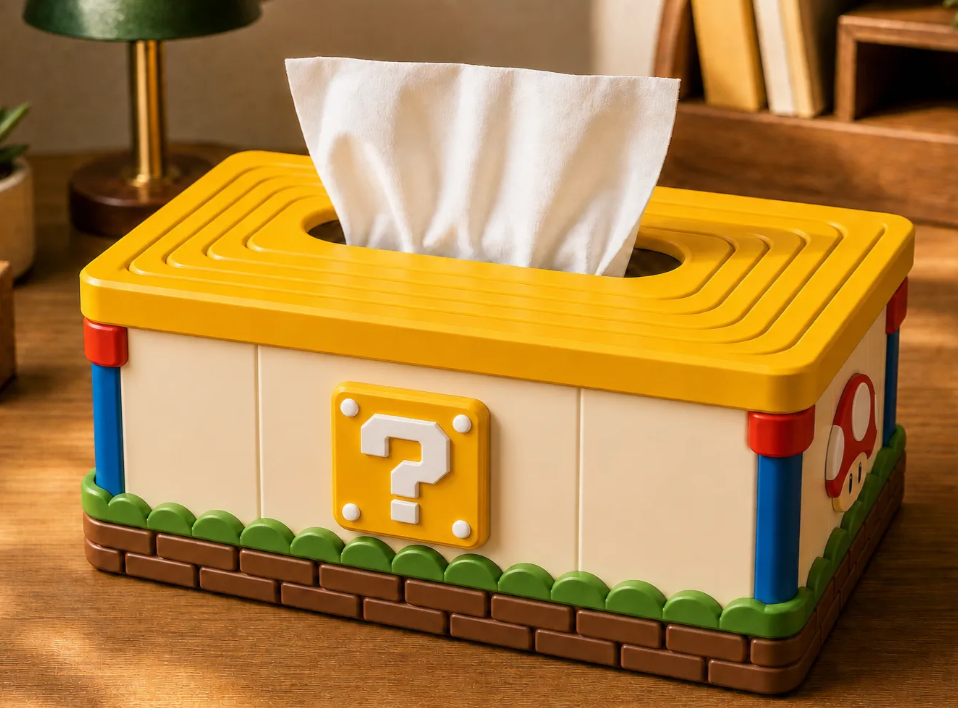 Tempat Tisu Mario Box v2 - Foto 4