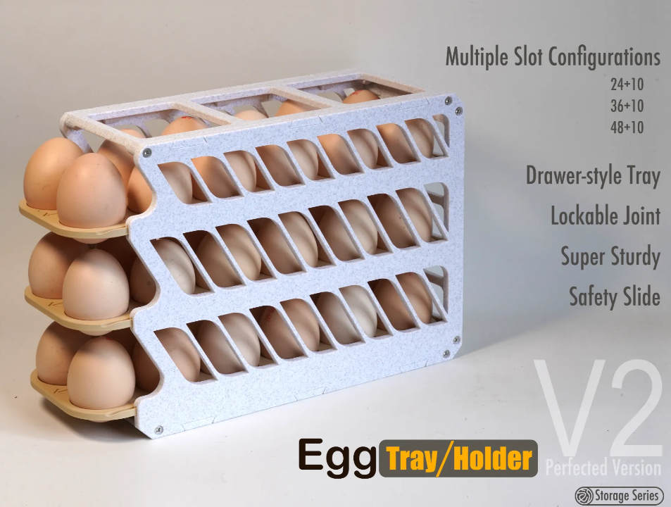 Rak Telur V2 3 Susun - Foto 1